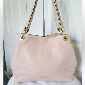 Michael Kors Raven Large Shoulder Tote in Soft Pink